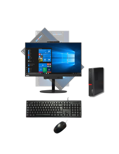 Pack Oficina All In One Lenovo : Lenovo Mini i5 + Monitor de 22¨ + Teclado y Ratón